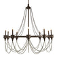 Meyda Lighting Marcie 60" 10-Light Oil Rubbed Bronze Chandelier