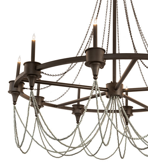 Meyda Lighting Marcie 60" 10-Light Oil Rubbed Bronze Chandelier