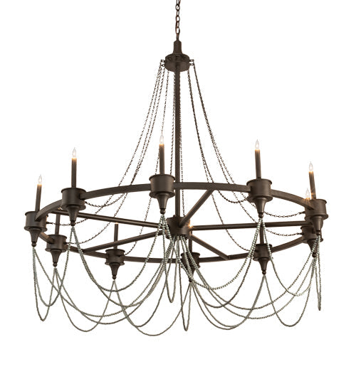 Meyda Lighting Marcie 60" 10-Light Oil Rubbed Bronze Chandelier