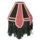 Meyda Lighting Margaret 10" Gray & Pink Fabric Shade