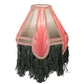 Meyda Lighting Margaret 10" Gray & Pink Fabric Shade