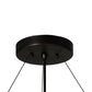 Meyda Lighting Margo 55" 3-Light Mahogany Bronze Pendant Light With Beige Natural Fabric Shade