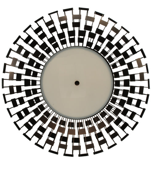 Meyda Lighting Margo 55" 3-Light Mahogany Bronze Pendant Light With Beige Natural Fabric Shade