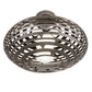 Meyda Lighting Margo Acura 30" LED Silver Leaf On Copper Vein Pendant Light With White Statuario Idalight & Silver Shade