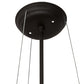 Meyda Lighting Margo Mizner 60" 3-Light Oil Rubbed Bronze Pendant Light With White Shade Glass