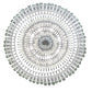 Meyda Lighting Marquee 24" 8-Light Sparkle Silver Supreme Pendant Light With Clear Shade Glass