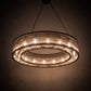 Meyda Lighting Marquee 41" 16-Light Oil Rubbed Bronze Pendant Light With Clear Crystal Idalight Shade Glass
