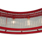 Meyda Lighting Marquee 48" 16-Light Timeless Bronze Pendant Light With Crystal Idalight Shade Glass