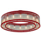 Meyda Lighting Marquee 48" 16-Light Timeless Bronze Pendant Light With Crystal Idalight Shade Glass