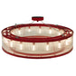 Meyda Lighting Marquee 48" 16-Light Timeless Bronze Pendant Light With Crystal Idalight Shade Glass