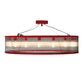 Meyda Lighting Marquee 48" 16-Light Timeless Bronze Pendant Light With Crystal Idalight Shade Glass