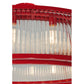 Meyda Lighting Marquee 48" 16-Light Timeless Bronze Pendant Light With Crystal Idalight Shade Glass