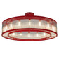 Meyda Lighting Marquee 48" 16-Light Timeless Bronze Pendant Light With Crystal Idalight Shade Glass