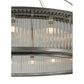 Meyda Lighting Marquee 54" 16-Light Nickel Pendant Light With Clear Crystal Idalight Shade Glass