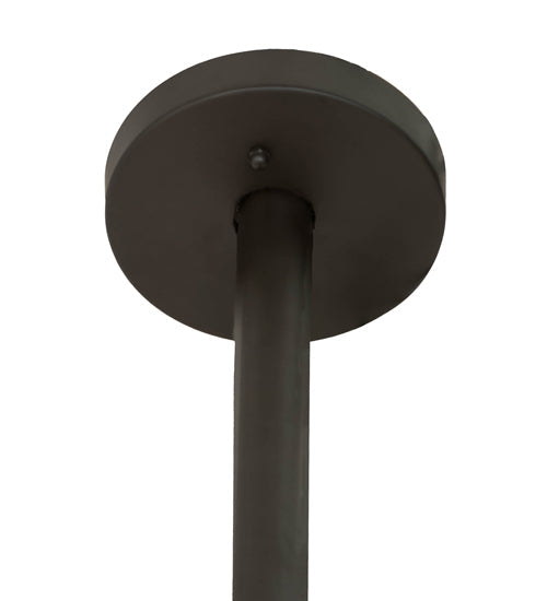 Meyda Lighting Marquee 59" 18-Light Oil Rubbed Bronze Pendant Light With Clear Crystal Idalight Shade Glass