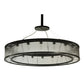 Meyda Lighting Marquee 59" 18-Light Timeless Bronze Pendant Light With Clear Shade Glass
