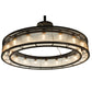 Meyda Lighting Marquee 59" 18-Light Timeless Bronze Pendant Light With Clear Shade Glass