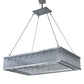 Meyda Lighting Marquee 60" 28-Light Extreme Chrome Island Pendant Light With Clear Crystal Idalight Shade