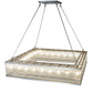 Meyda Lighting Marquee 60" 28-Light Extreme Chrome Island Pendant Light With Clear Crystal Idalight Shade