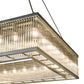 Meyda Lighting Marquee 60" 28-Light Extreme Chrome Island Pendant Light With Clear Crystal Idalight Shade