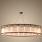 Meyda Lighting Marquee 85" 20-Light Cosmic Silver Vein Pendant Light With Crystal Idalight Shade