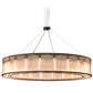 Meyda Lighting Marquee 85" 20-Light Cosmic Silver Vein Pendant Light With Crystal Idalight Shade
