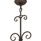 Meyda Lighting Marselle 42" 3-Light Oil Rubbed Bronze Island Pendant Light With Natural Textrene Shade