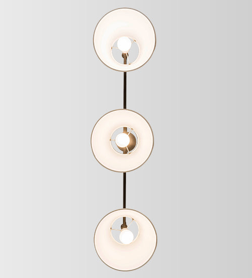 Meyda Lighting Marselle 42" 3-Light Oil Rubbed Bronze Island Pendant Light With Natural Textrene Shade