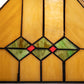 Meyda Lighting Martini 18" Mission Multi-Colored Stained Shade Glass