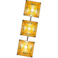 Meyda Lighting Martini Mission 47" 3-Light Oil Rubbed Bronze Island Pendant Light With Yellow and Green Shade Glass