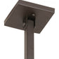 Meyda Lighting Martini Mission 47" 3-Light Oil Rubbed Bronze Island Pendant Light With Yellow and Green Shade Glass