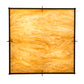 Meyda Lighting Martis 30"Sq 4-Light Textured Black Inverted Pendant Light With Travertine Idalight Shade