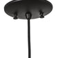 Meyda Lighting Mason Jar 4" Black Textured Mini Pendant Light With Clear Jar Shade Glass
