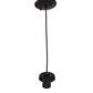 Meyda Lighting Mason Jar 5" Textured Black Mini Pendant Light With Powder Blue Jar Shade Glass