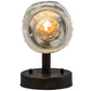 Meyda Lighting Mason Jar 5" Timeless Bronze Wall Sconce With Clear Jar Shade Glass