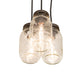 Meyda Lighting Mason Jar 9" 3-Light Oil Rubbed Bronze Pendant Light With Clear Jar Shade Glass