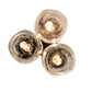 Meyda Lighting Mason Jar 9" 3-Light Oil Rubbed Bronze Pendant Light With Clear Jar Shade Glass