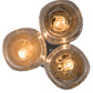 Meyda Lighting Mason Jar 9" 3-Light Sparkle Silver Pendant Light With Black Clear Mason Jar Shade Glass