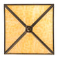 Meyda Lighting Maxfield Parrish 18" 2-Light Antique Copper The Glen Inverted Pendant Light With Beige Art Shade Glass