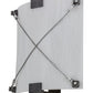 Meyda Lighting Maxton 12" 2-Light Antique Iron Gate Wall Sconce With Whitesone Idalight Shade Glass