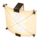 Meyda Lighting Maxton 12" 2-Light Coffee Bean Wall Sconce With Beige Bottacino Acrylic Shade