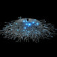 Meyda Lighting Medusa 127" 120-Light LED Brushed Aluminum Flush Mount Light