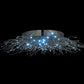 Meyda Lighting Medusa 127" 120-Light LED Brushed Aluminum Flush Mount Light