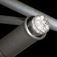 Meyda Lighting Medusa 127" 120-Light LED Brushed Aluminum Flush Mount Light