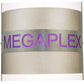 Meyda Lighting Megaplex 12" 2-Light Nickel Wall Sconce With White Statuario Idalight Shade Glass