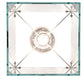 Meyda Lighting Melazzo 17" Polished Stainless Steel Pendant Light With Clear Plate Shade Glass