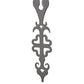 Meyda Lighting Merano 11" 2-Light Bronze Metallic Wall Sconce With Amber Faux Candlelight