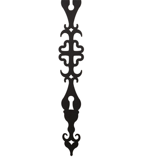 Meyda Lighting Merano 11" 2-Light Old Wrought Iron Wall Sconce With Ivory Faux Candlelight