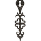 Meyda Lighting Merano 11" 2-Light Smoke Wall Sconce With Ivory Faux Candlelight