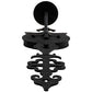 Meyda Lighting Merano 5" Gunmetal Wall Sconce With Ivory Faux Candlelight